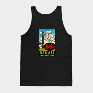 Denali National Park Alaska Vintage Tank Top